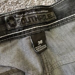 South Pole Black Denim Jeans